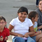 Kids enjoying the show.